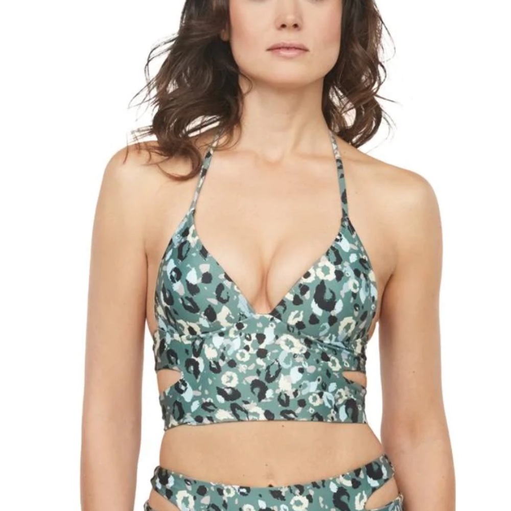 🎁 VODA Swim Pushup Cutout Bikini Set - Small Top & Medium Bottom
